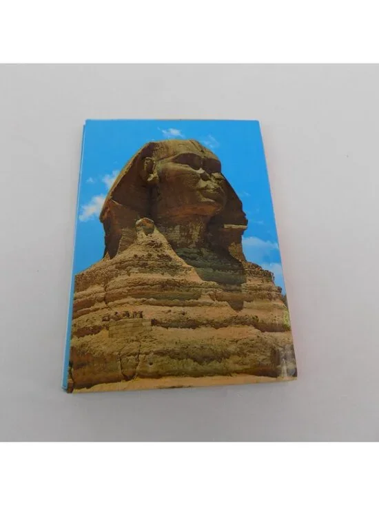 Pyramids of Giza Foldout 17 Postcards 6"x4" Egypt Lehnert Landrock UNPOSTED Vtg - Picture 3 of 7